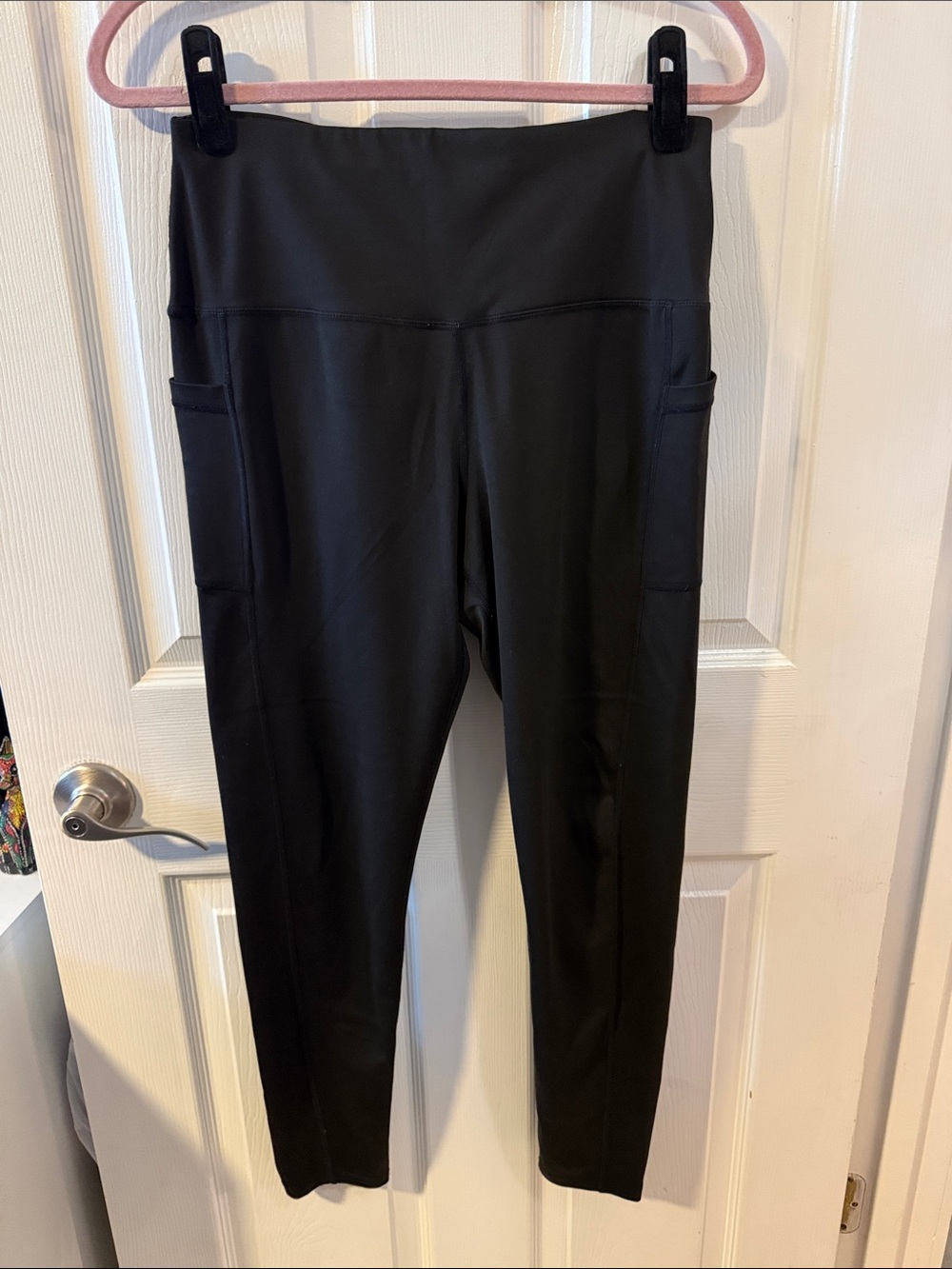 High-Rise Black Active Pocket Leggings